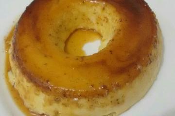 Pudim de leite em pó com leite de coco