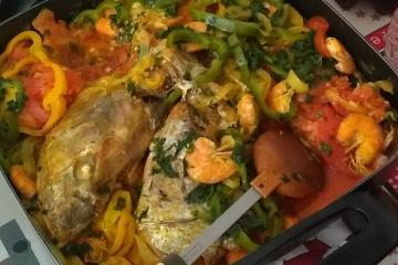 Moqueca de Peixe com Pirão