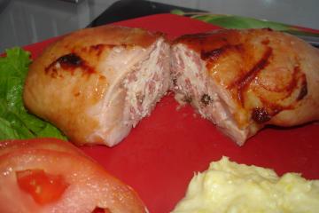 Frango recheado especial