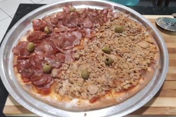 Massa de pizza saborosa