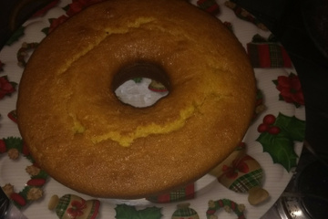 Bolo de milho com coco