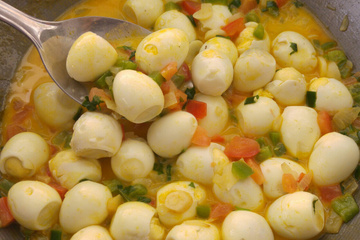 Moqueca de ovo de Codorna da Jai