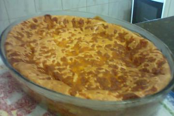 Pastelão de queijo e presunto fácil