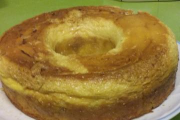 Bolo pudim de laranja