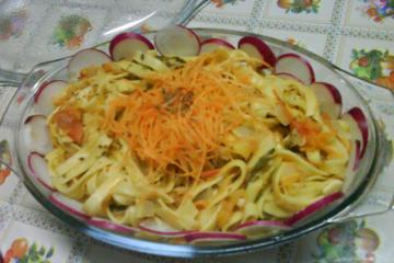 Macarrão vegetariano