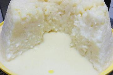 Bolo de tapioca cremoso (não vai ao forno)