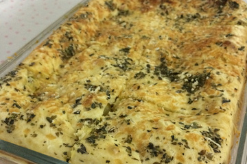 Torta de frios com legumes