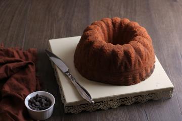 Bolo de banana e cacau