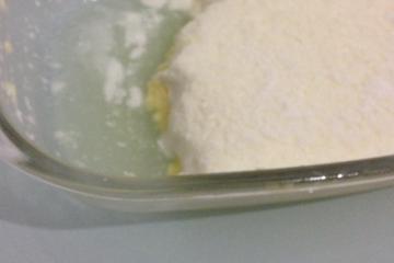 Sobremesa gelada de coco