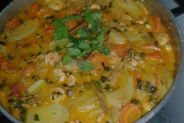 Moqueca de bacalhau
