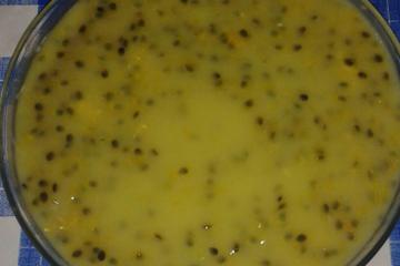 Pavê de bolo formigueiro com maracujá