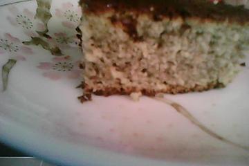 Bolo de banana com linhaça e germe de trigo