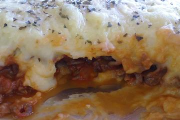 Escondidinho de camarão