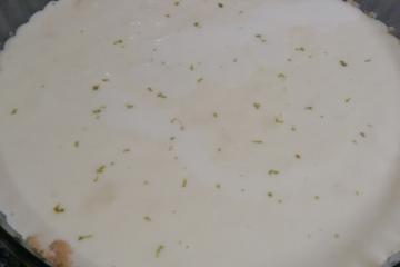 Torta de limão com chocolate branco