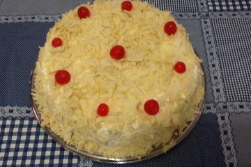 Bolo floresta branca