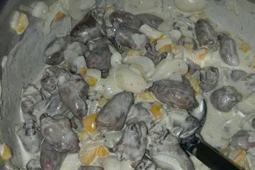 Coração de frango diferente