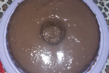 Cobertura de chocolate para bolos