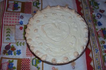 Doce de banana com creme