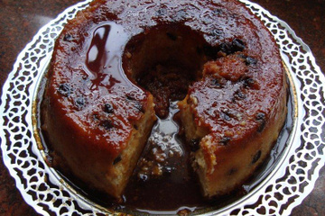 Pudim de pão sem leite condensado