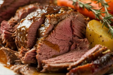 Carne assada na airfryer