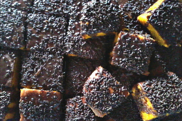 Bolo de cenoura com brigadeiro mole