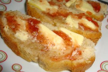 Pão doce para o café