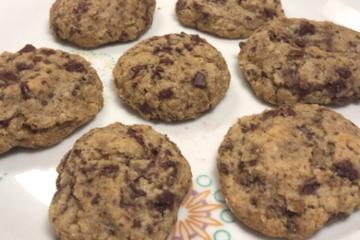 Cookie de chocolate meio amargo sem glúten