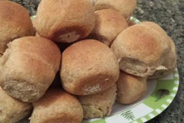 Pão de farelo de trigo e trigo integral