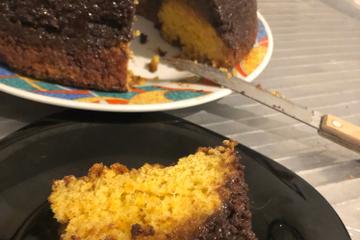 Bolo de cenoura e brigadeirão