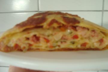 Rocambole de massa de Pastel