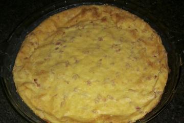 Souflé de queijo e presunto