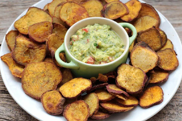 Batata-doce picante na airfryer