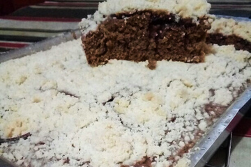 Cuca maluca chocolate do Monteiro