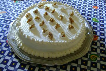 Bolo de nozes para aniversário