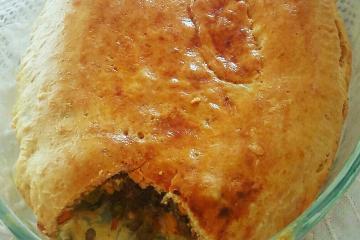 Torta salgada 2 recheios