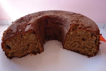 Bolo de bananas e aveia sem farinha