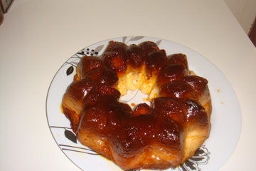 Pudim de pão (falso pudim de leite condensado)