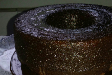 Calda de chocolate que endurece