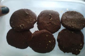 Biscoito fácil de chocolate