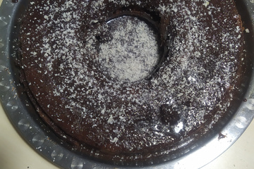 Bolo de chocolate simples