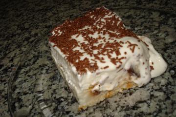 Meu pavê de coco e chocolate