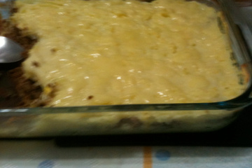 Escondidinho de carne moída