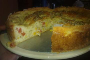 Torta salgada light rápida