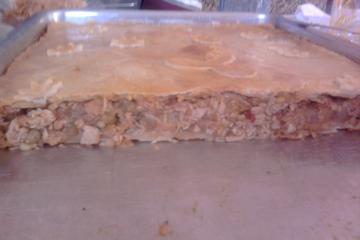Torta de frango saborosa
