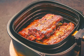 Carne de porco na airfryer