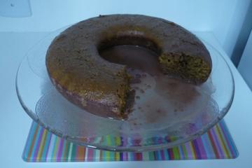 Bolo de cenoura integral sem óleo