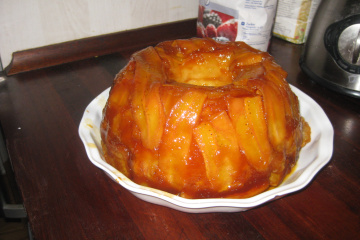 Torta de banana no liquidificador