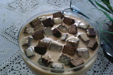 Mousse de doce de leite