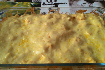 Frango com creme de milho