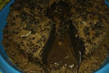 Bolo de chocolate da Lelê